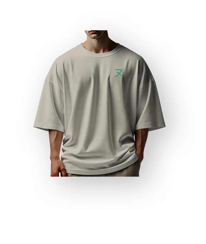 Unbroken Line Oversized Tee (Ink Dragon Edition) — Front